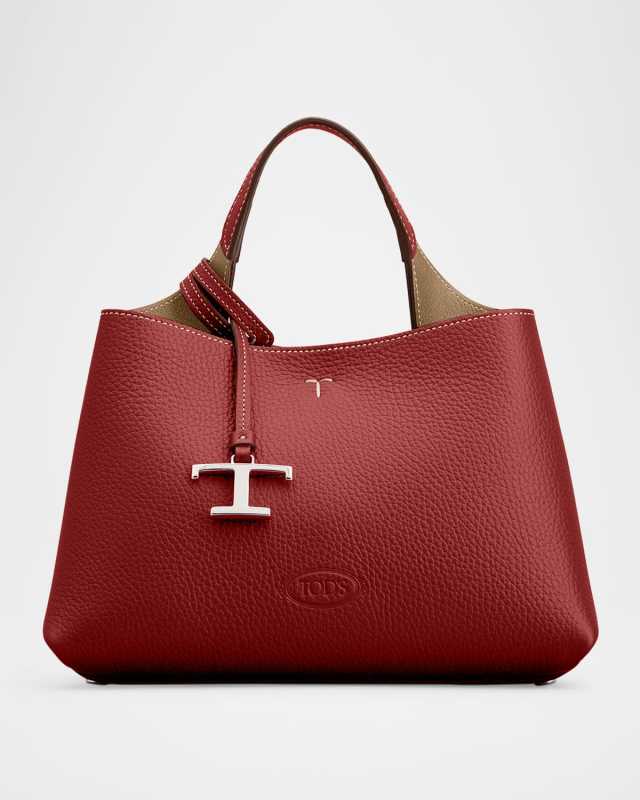 Micro Leather Top-Handle Bag
